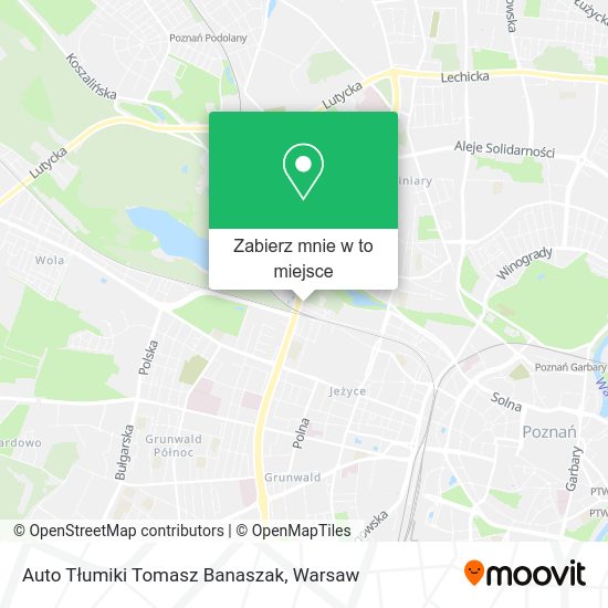 Mapa Auto Tłumiki Tomasz Banaszak