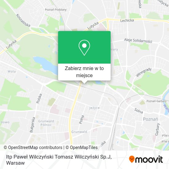 Mapa Itp Paweł Wilczyński Tomasz Wilczyński Sp.J