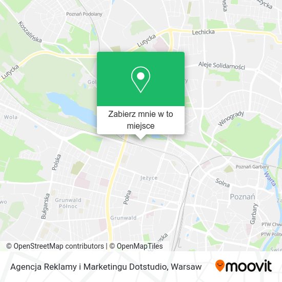 Mapa Agencja Reklamy i Marketingu Dotstudio