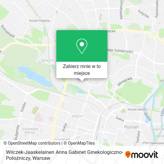 Mapa Wilczek-Jaaskelainen Anna Gabinet Ginekologiczno-Położniczy