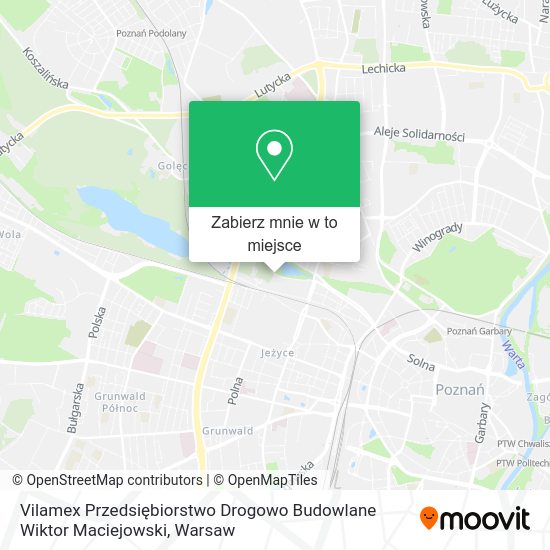 Mapa Vilamex Przedsiębiorstwo Drogowo Budowlane Wiktor Maciejowski