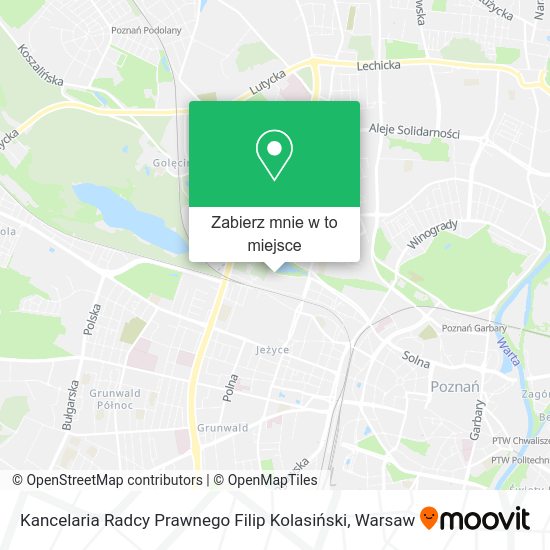 Mapa Kancelaria Radcy Prawnego Filip Kolasiński