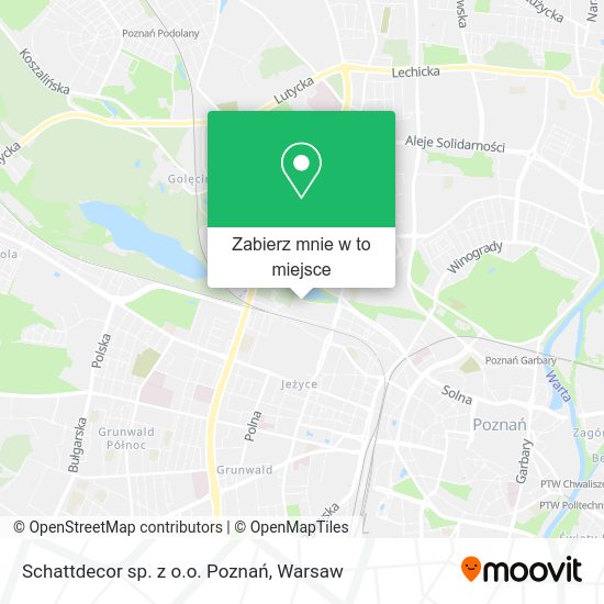 Mapa Schattdecor sp. z o.o. Poznań