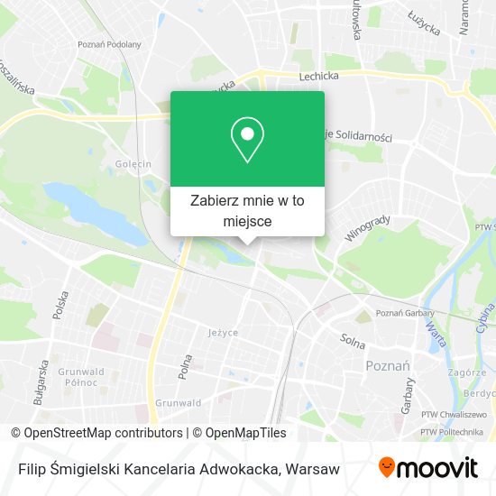 Mapa Filip Śmigielski Kancelaria Adwokacka