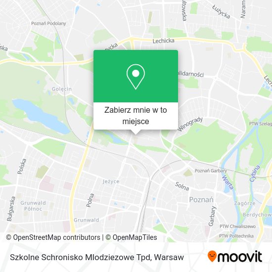 Mapa Szkolne Schronisko Mlodziezowe Tpd