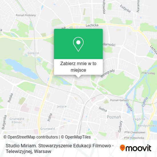 Mapa Studio Miriam. Stowarzyszenie Edukacji Filmowo - Telewizyjnej