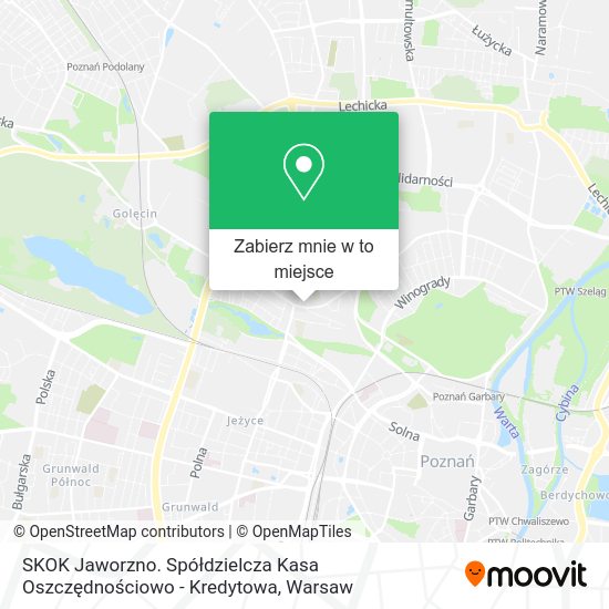 Mapa SKOK Jaworzno. Spółdzielcza Kasa Oszczędnościowo - Kredytowa