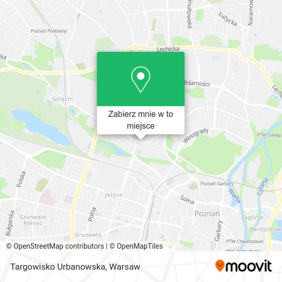 Mapa Targowisko Urbanowska