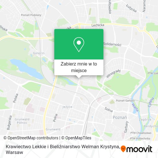 Mapa Krawiectwo Lekkie i Bieliźniarstwo Welman Krystyna