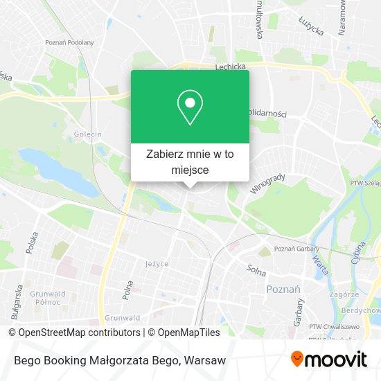 Mapa Bego Booking Małgorzata Bego