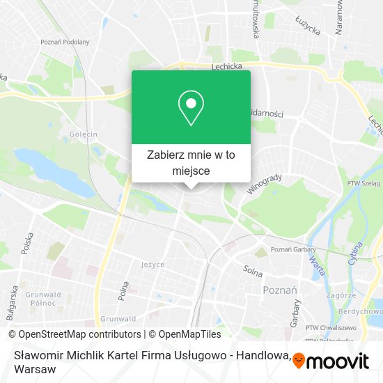 Mapa Sławomir Michlik Kartel Firma Usługowo - Handlowa