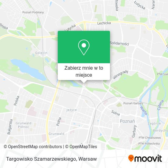 Mapa Targowisko Szamarzewskiego