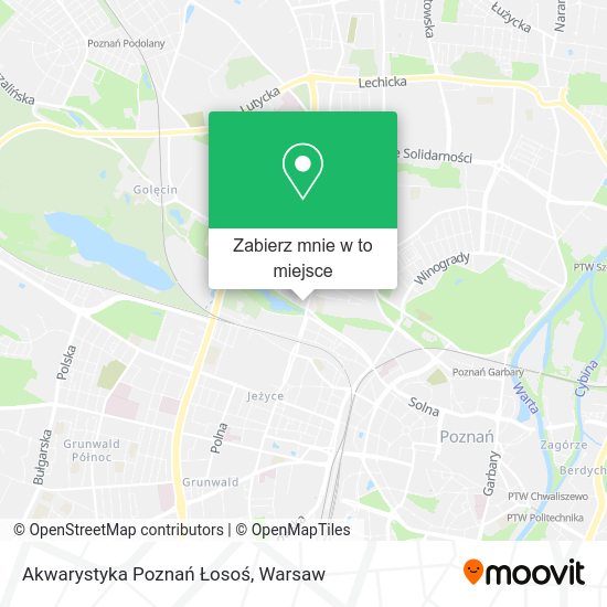 Mapa Akwarystyka Poznań Łosoś