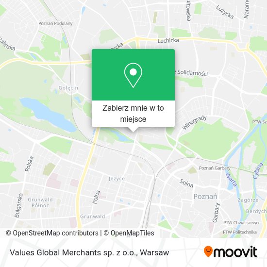 Mapa Values Global Merchants sp. z o.o.