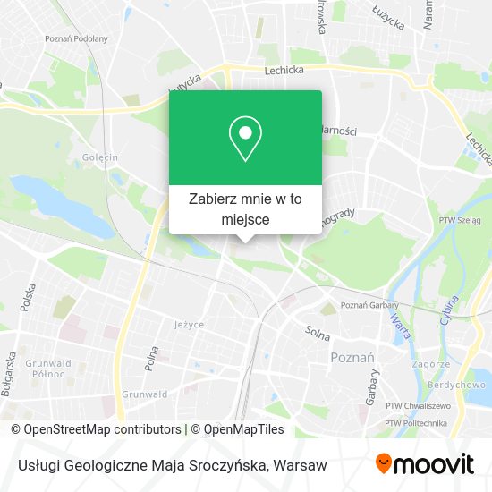 Mapa Usługi Geologiczne Maja Sroczyńska