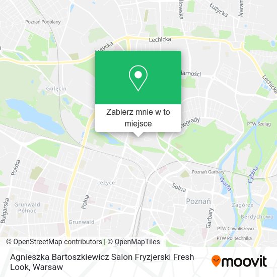 Mapa Agnieszka Bartoszkiewicz Salon Fryzjerski Fresh Look