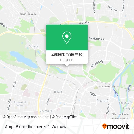 Mapa Amp. Biuro Ubezpieczeń