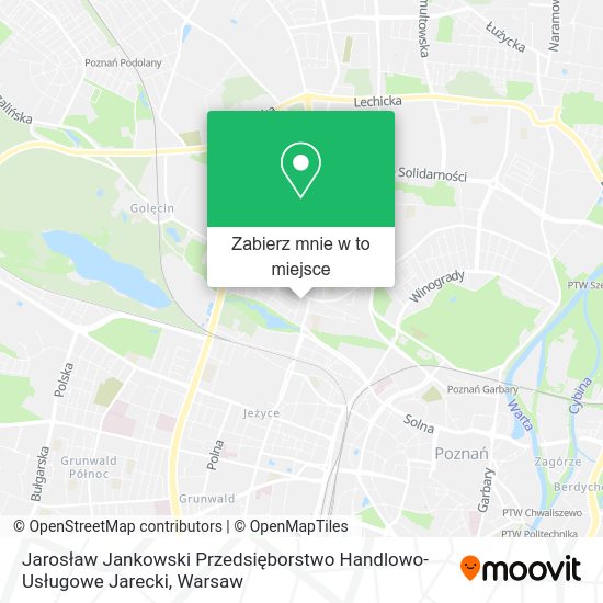 Mapa Jarosław Jankowski Przedsięborstwo Handlowo-Usługowe Jarecki