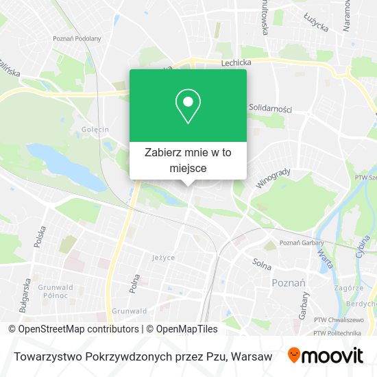 Mapa Towarzystwo Pokrzywdzonych przez Pzu