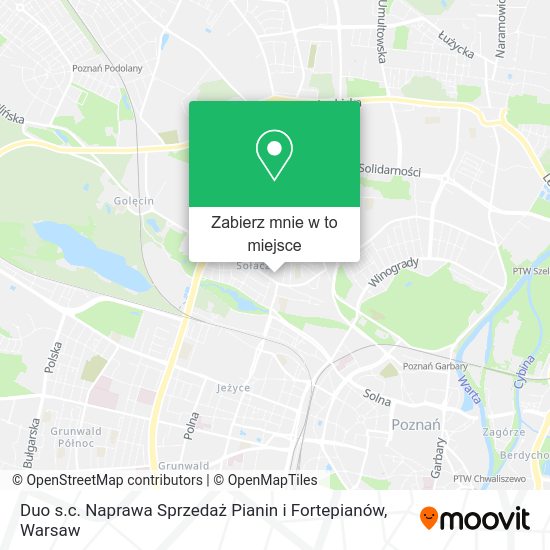 Mapa Duo s.c. Naprawa Sprzedaż Pianin i Fortepianów