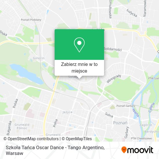 Mapa Szkoła Tańca Oscar Dance - Tango Argentino