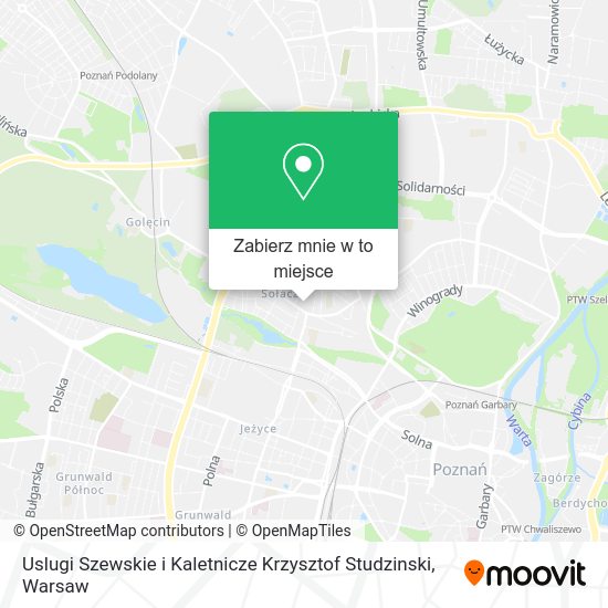 Mapa Uslugi Szewskie i Kaletnicze Krzysztof Studzinski