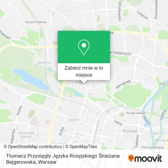 Mapa Tłumacz Przysięgły Języka Rosyjskiego Śnieżana Bejgerowska