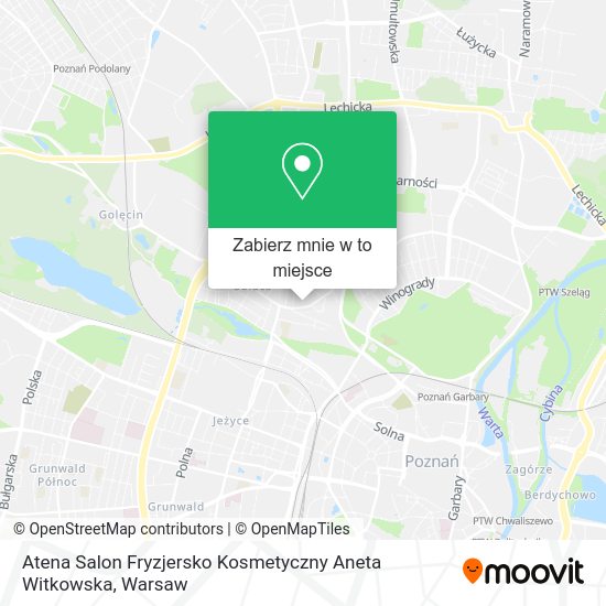 Mapa Atena Salon Fryzjersko Kosmetyczny Aneta Witkowska