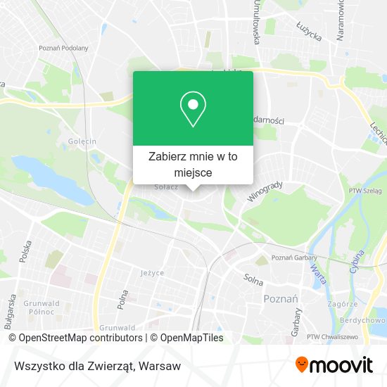 Mapa Wszystko dla Zwierząt