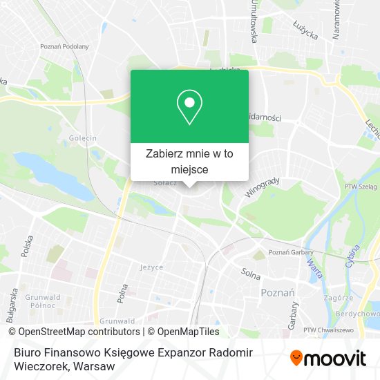 Mapa Biuro Finansowo Księgowe Expanzor Radomir Wieczorek