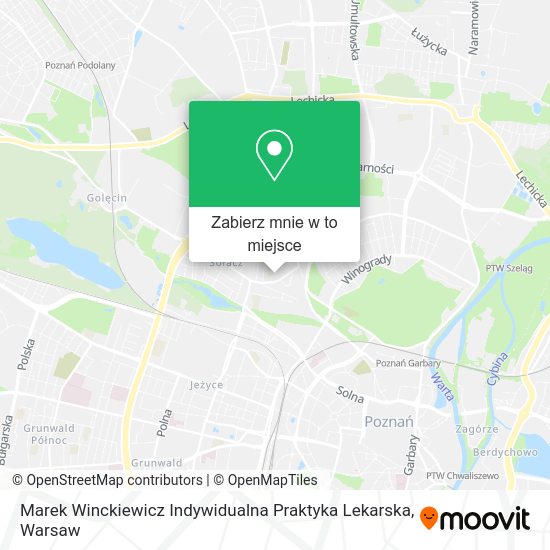 Mapa Marek Winckiewicz Indywidualna Praktyka Lekarska