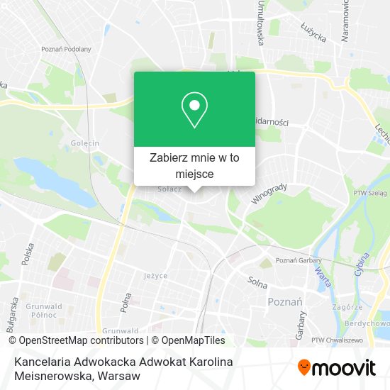 Mapa Kancelaria Adwokacka Adwokat Karolina Meisnerowska