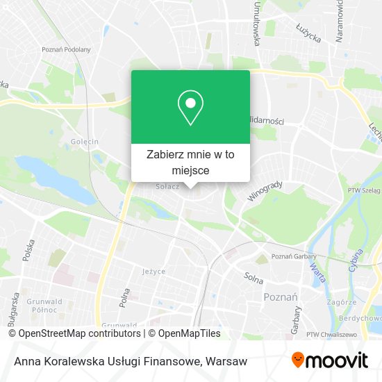 Mapa Anna Koralewska Usługi Finansowe