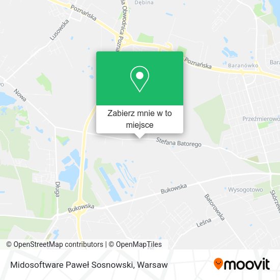 Mapa Midosoftware Paweł Sosnowski