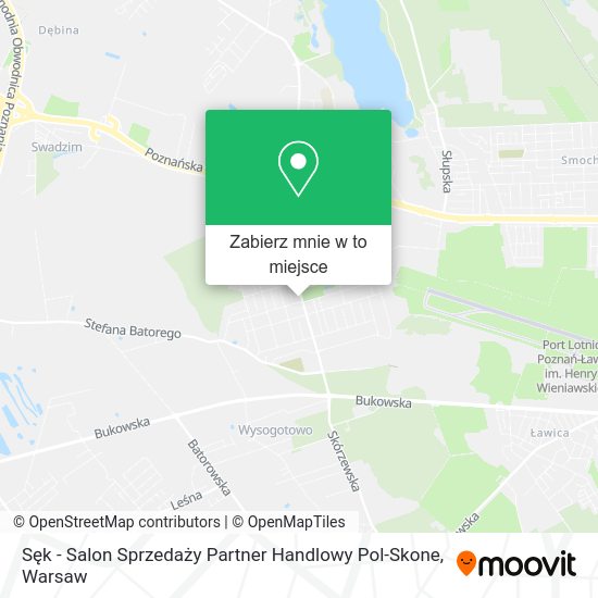 Mapa Sęk - Salon Sprzedaży Partner Handlowy Pol-Skone