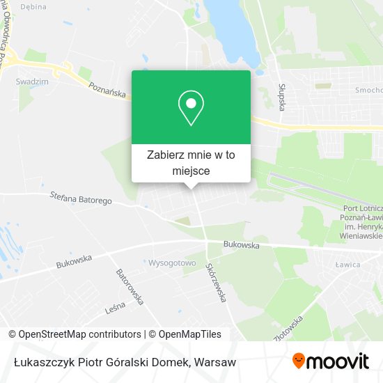 Mapa Łukaszczyk Piotr Góralski Domek