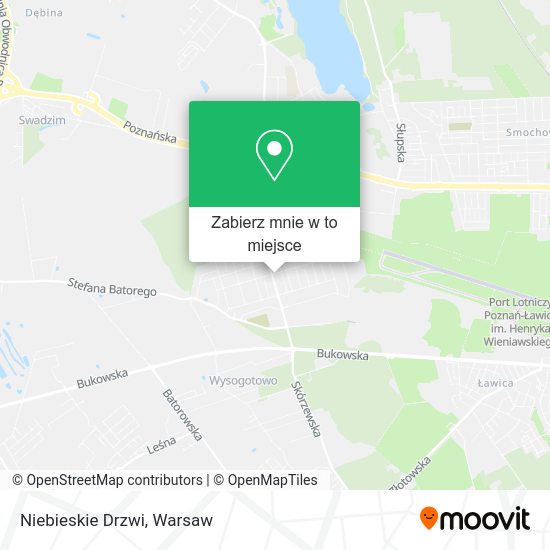 Mapa Niebieskie Drzwi