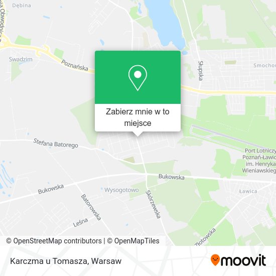 Mapa Karczma u Tomasza