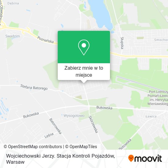 Mapa Wojciechowski Jerzy. Stacja Kontroli Pojazdów