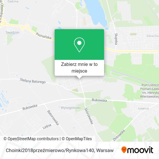 Mapa Choinki2018przeźmierowo / Rynkowa140