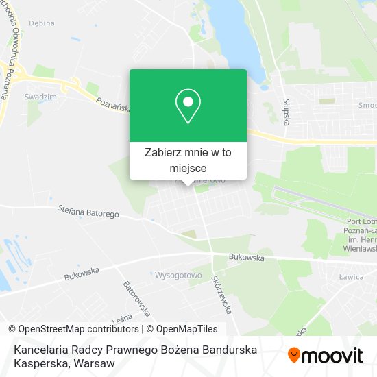 Mapa Kancelaria Radcy Prawnego Bożena Bandurska Kasperska