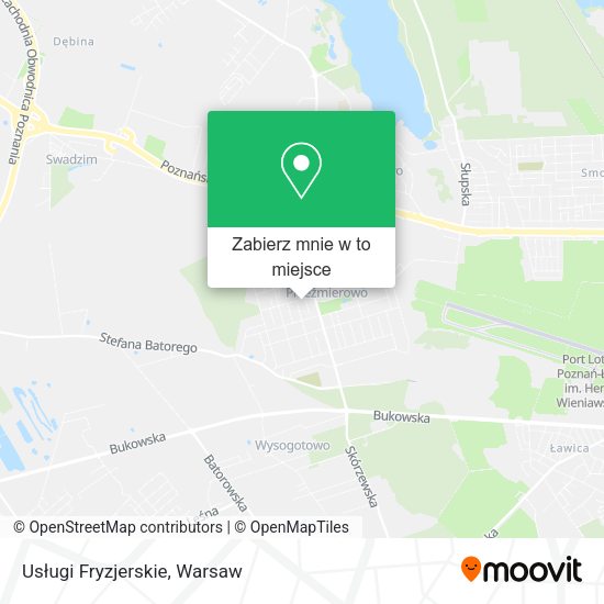 Mapa Usługi Fryzjerskie