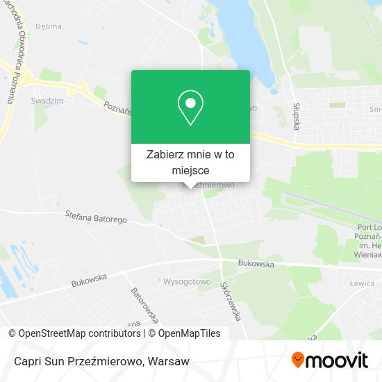 Mapa Capri Sun Przeźmierowo