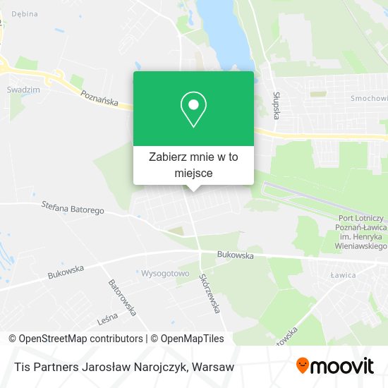 Mapa Tis Partners Jarosław Narojczyk