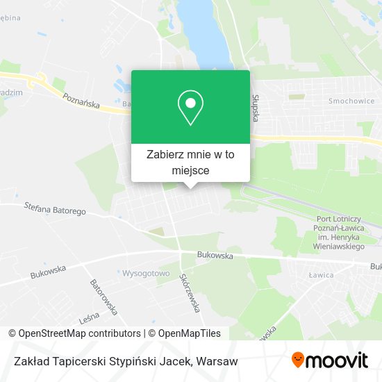 Mapa Zakład Tapicerski Stypiński Jacek