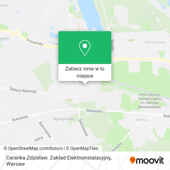 Mapa Ceranka Zdzisław. Zakład Elektroinstalacyjny