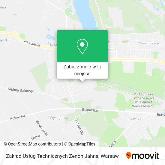 Mapa Zakład Usług Technicznych Zenon Jahns