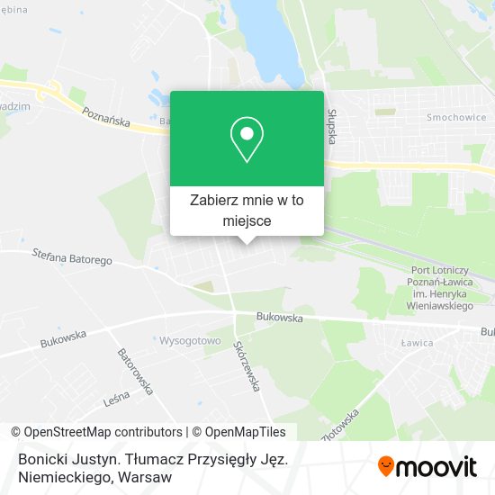 Mapa Bonicki Justyn. Tłumacz Przysięgły Jęz. Niemieckiego