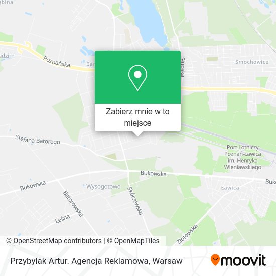 Mapa Przybylak Artur. Agencja Reklamowa