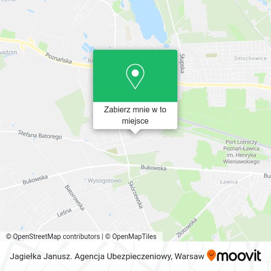 Mapa Jagiełka Janusz. Agencja Ubezpieczeniowy